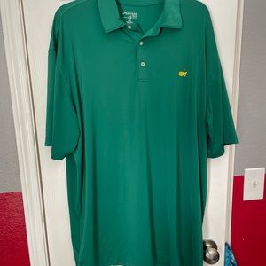 Men’s Size XXL Masters Tech Golf Polo Dark Green Great Condition